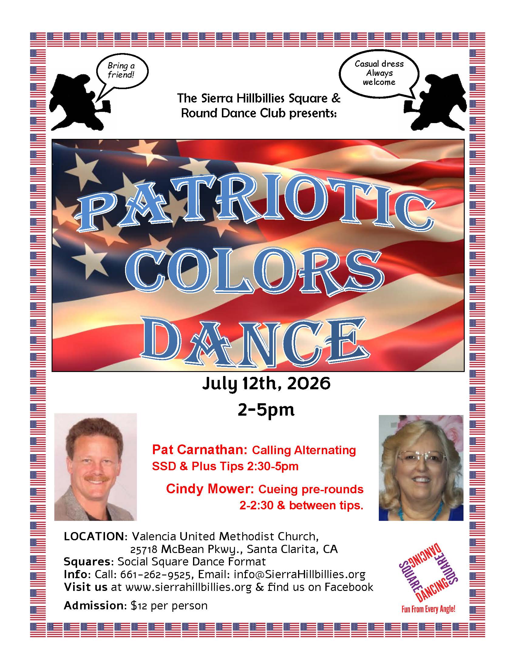 July Dance Flier